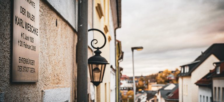 Das Haus von Karl Weschke in Gera